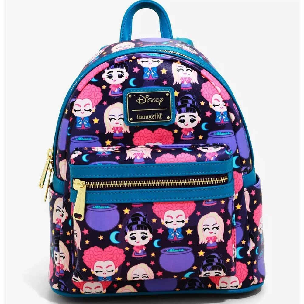 Loungefly Disney Hocus Pocus Chibi Mini Backpack Nwt